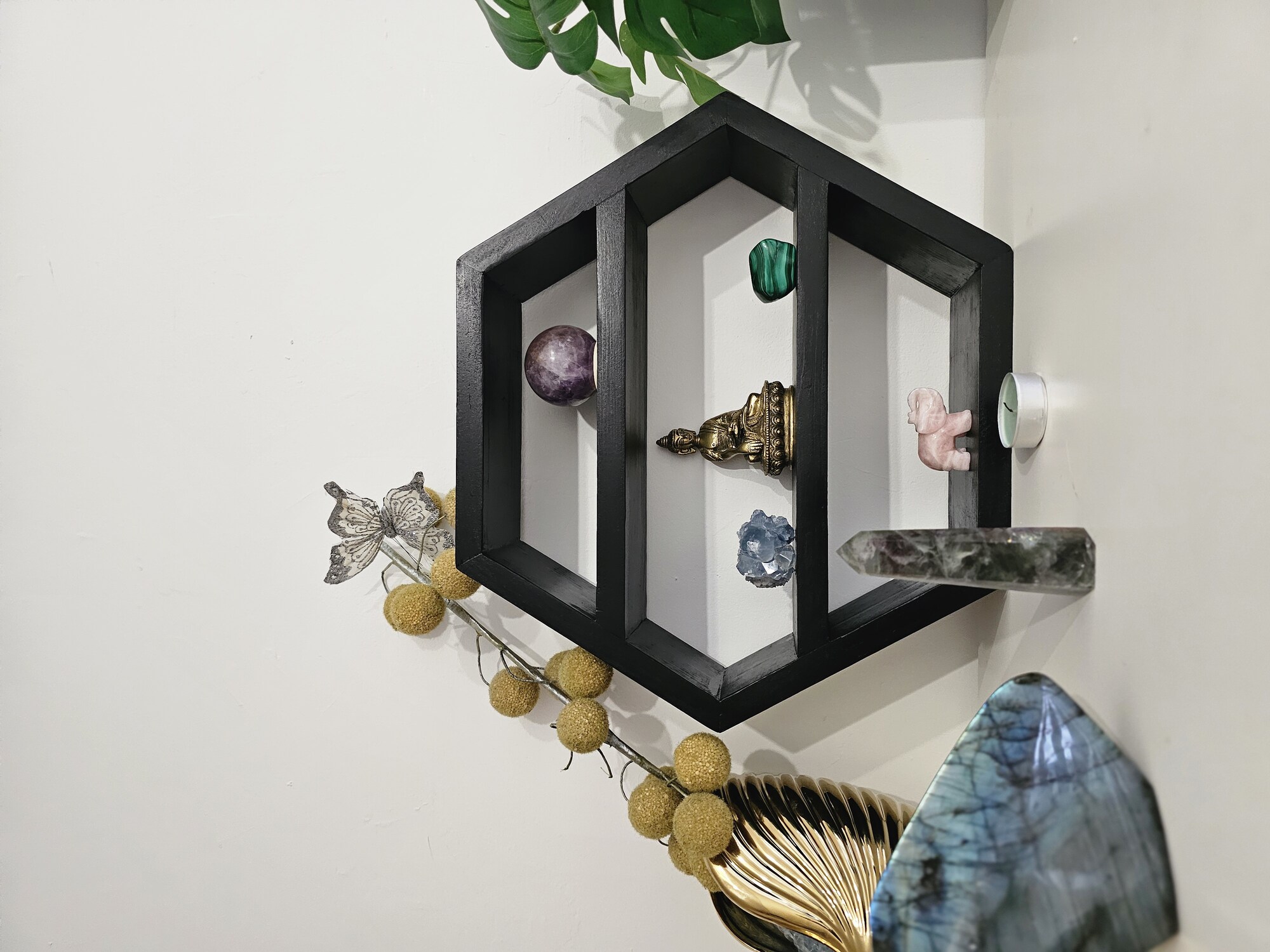 Kristalų lentyna Lunaria Celeste