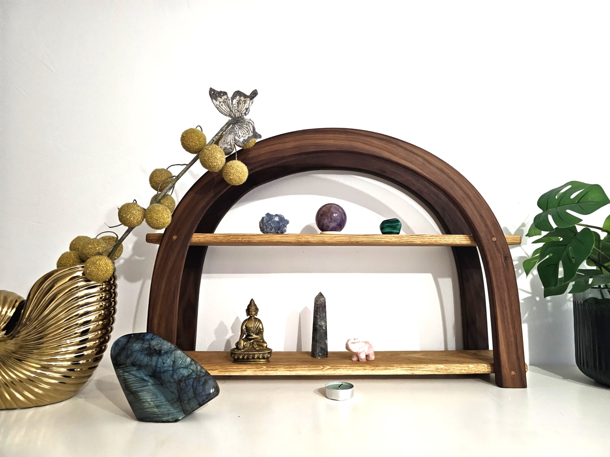 Lentyna kristalų Lunaria celeste